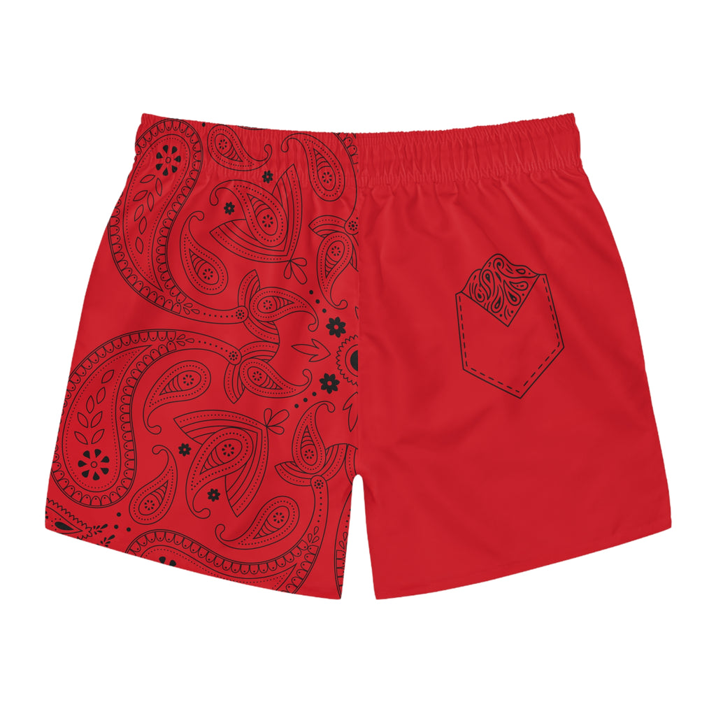 Red Hanky Code Swim Trunks (Bottom)