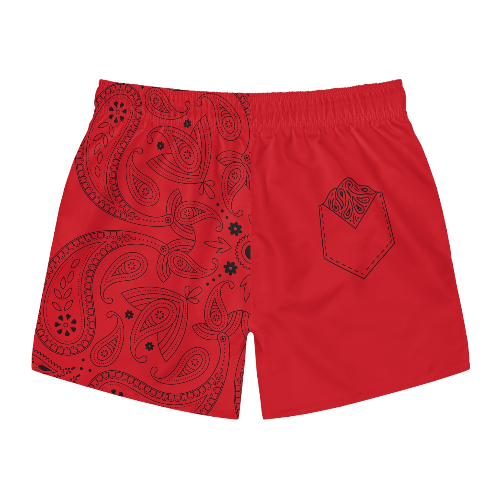 Red Hanky Code Swim Trunks (Bottom)