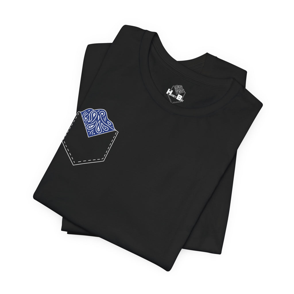 Dark Blue Hanky Code Tee (Bottom)