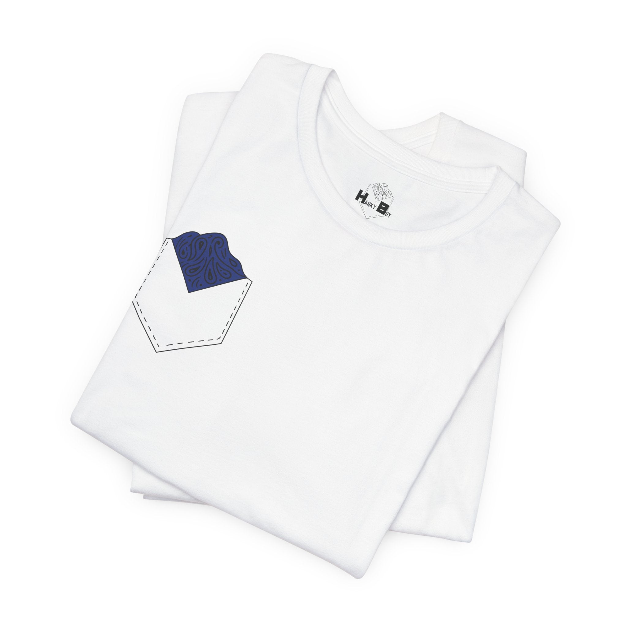 Dark Blue Hanky Code Tee (Bottom)