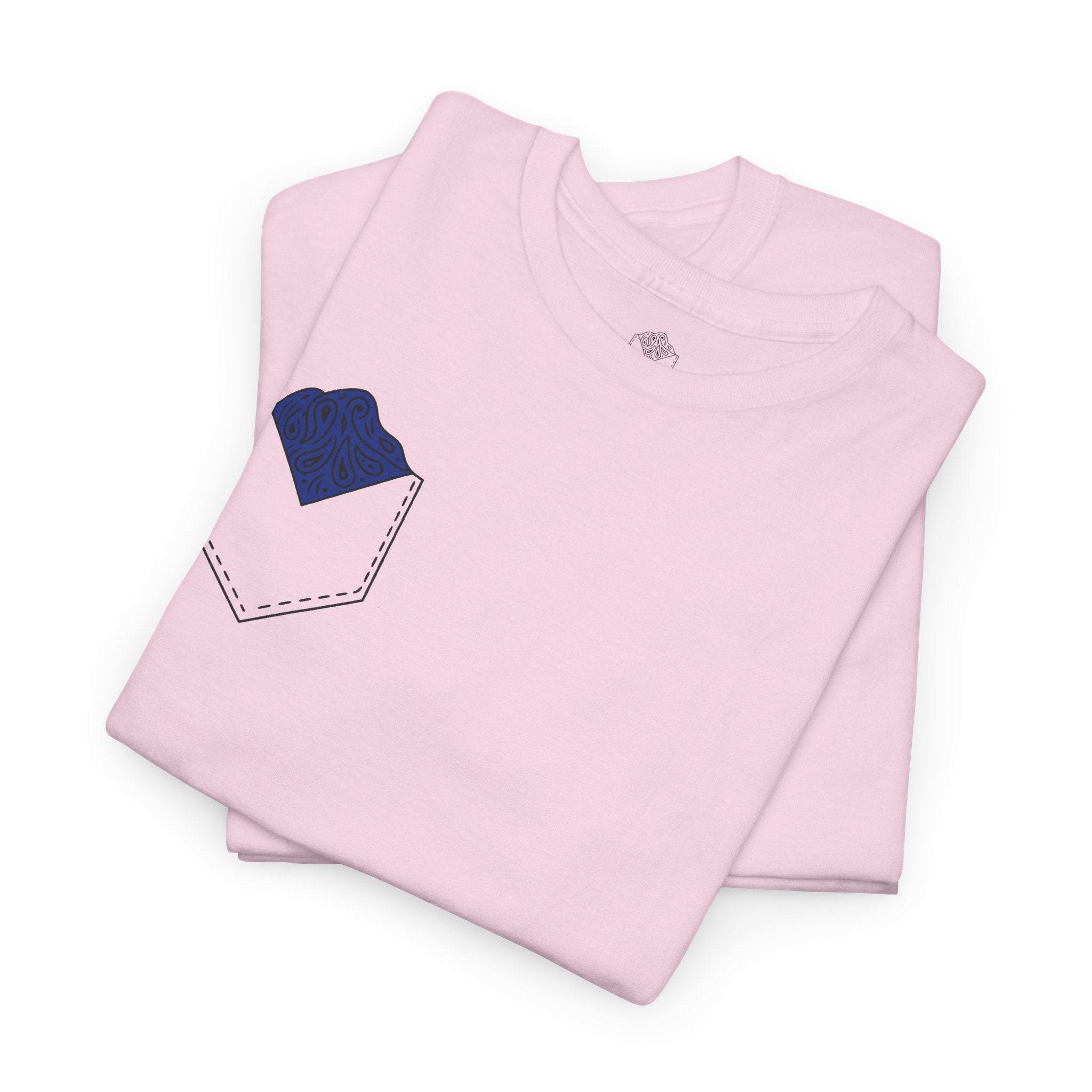 Navy Blue Hanky Code Tee (Bottom)