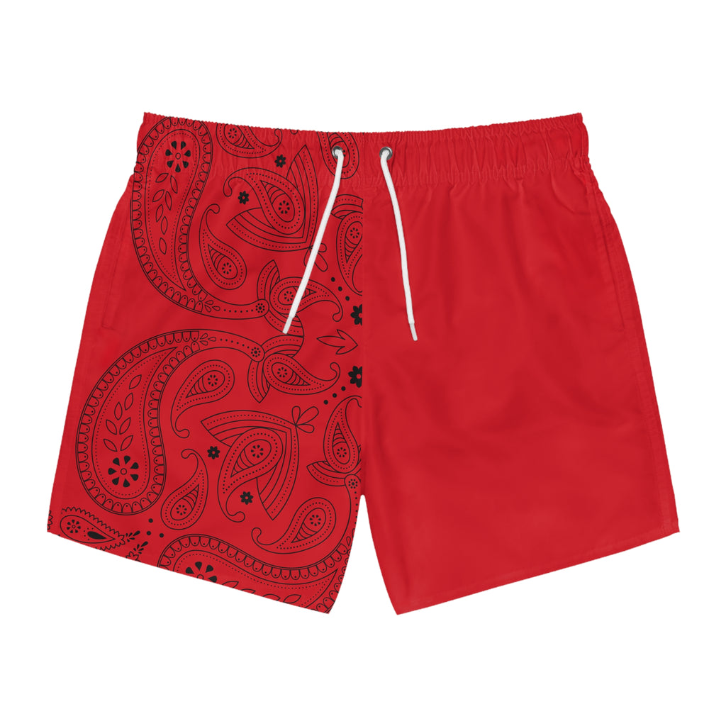 Red Hanky Code Swim Trunks (Top)