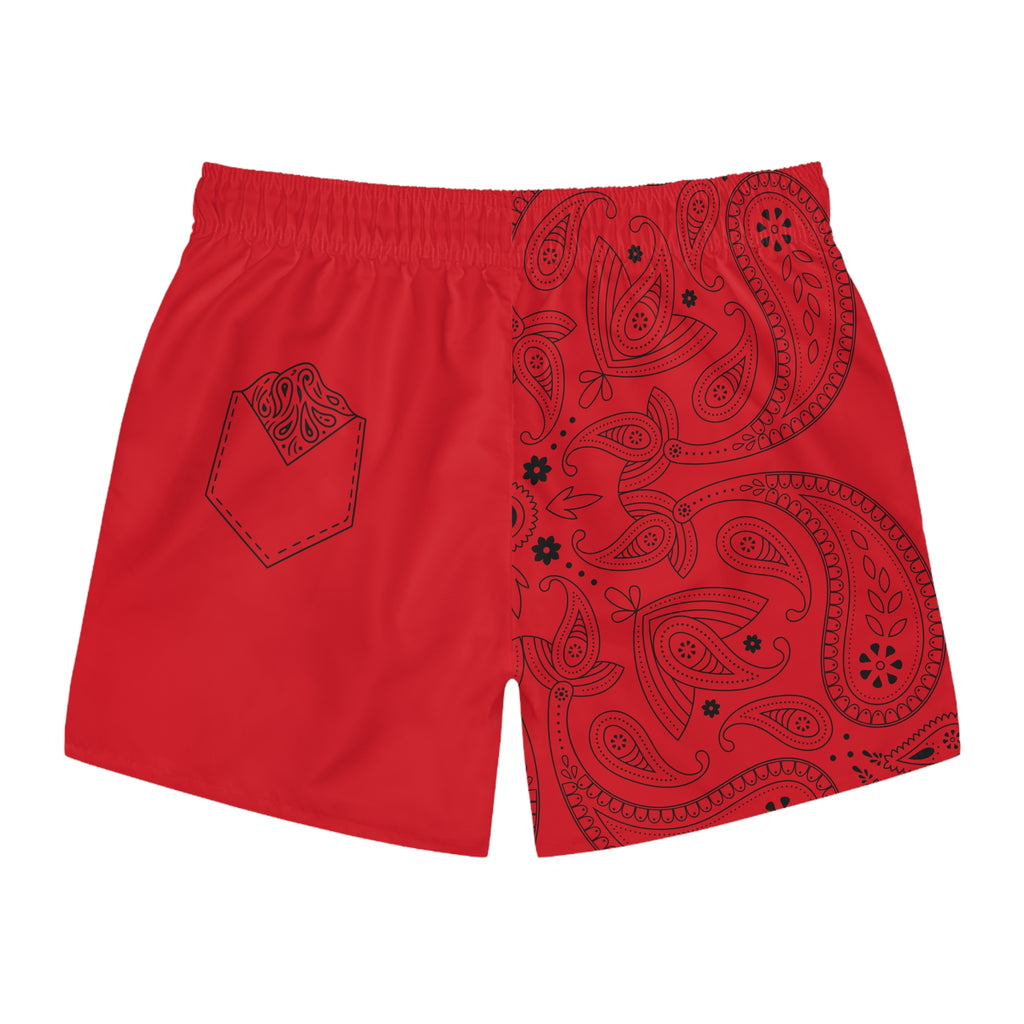 Red Hanky Code Swim Trunks (Top)