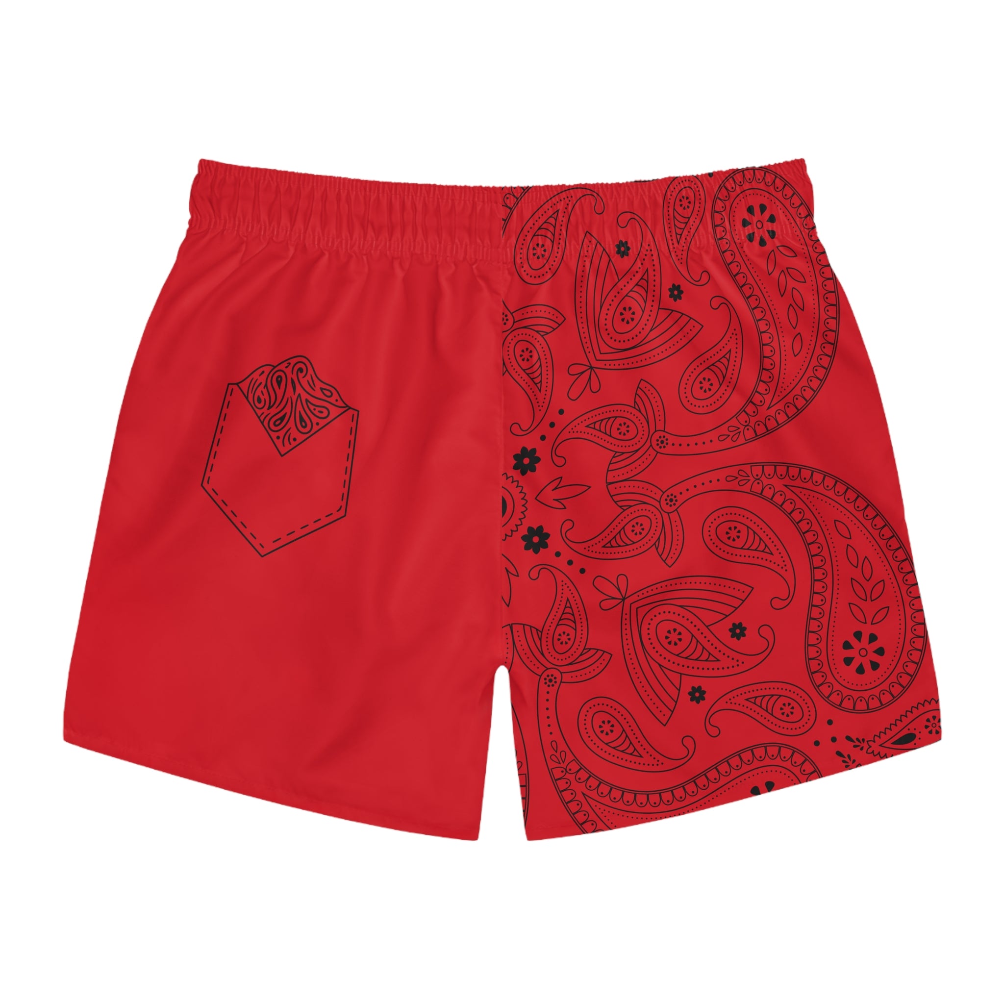 Red Hanky Code Swim Trunks (Top)