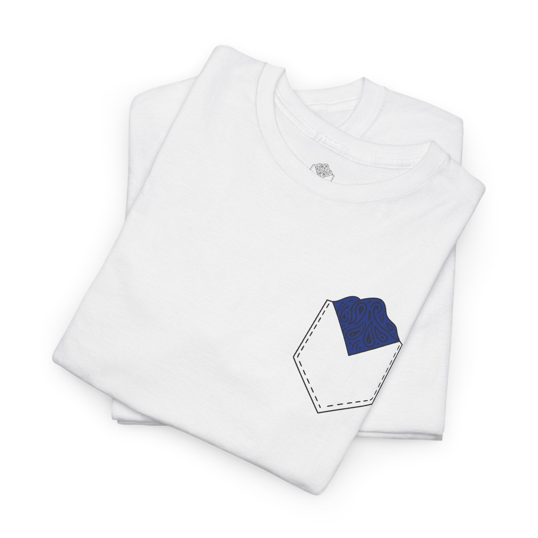 Navy Blue Hanky Code Tee (Top)