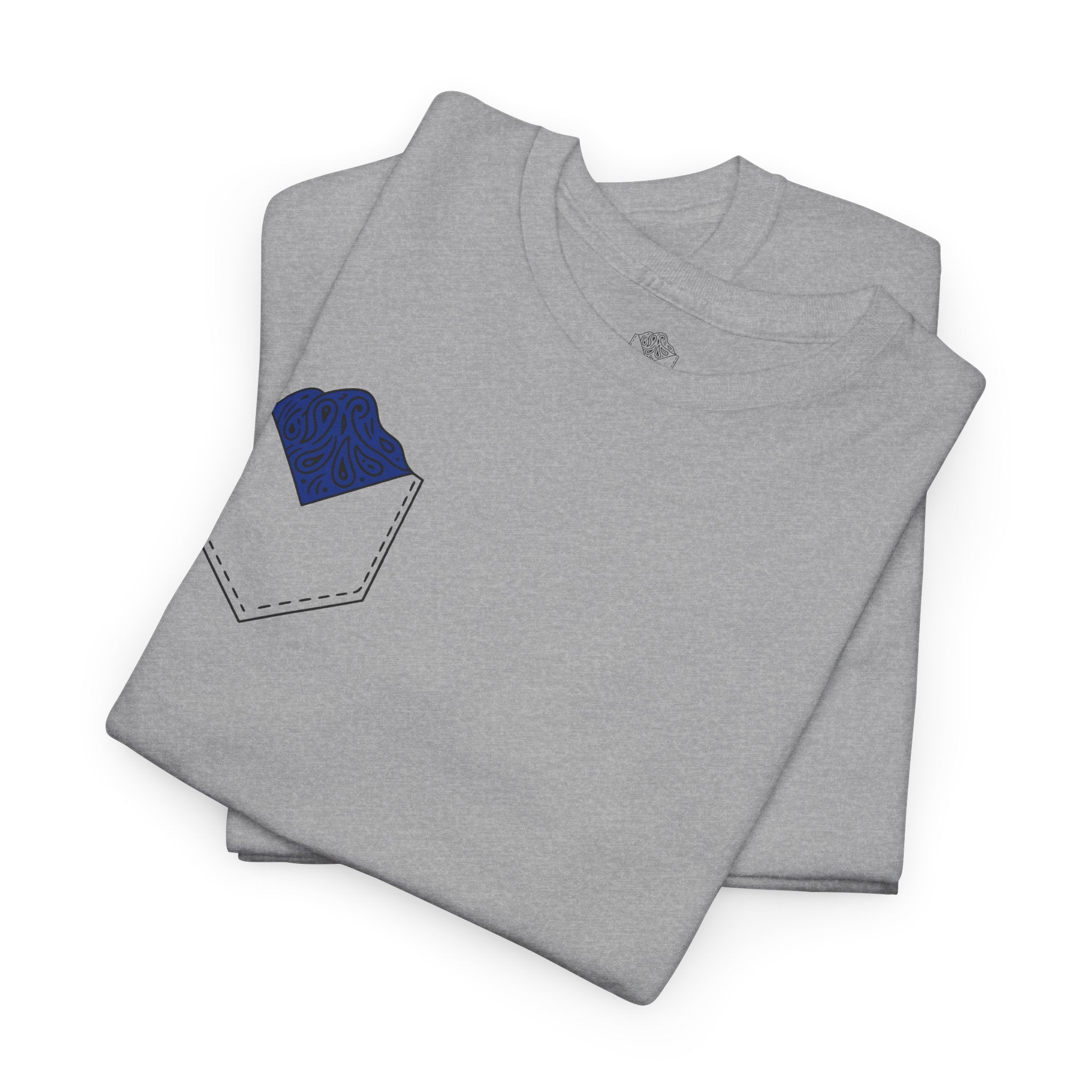 Navy Blue Hanky Code Tee (Bottom)