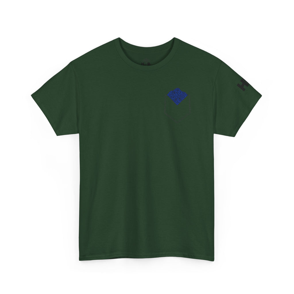 Navy Blue Hanky Code Tee (Top)