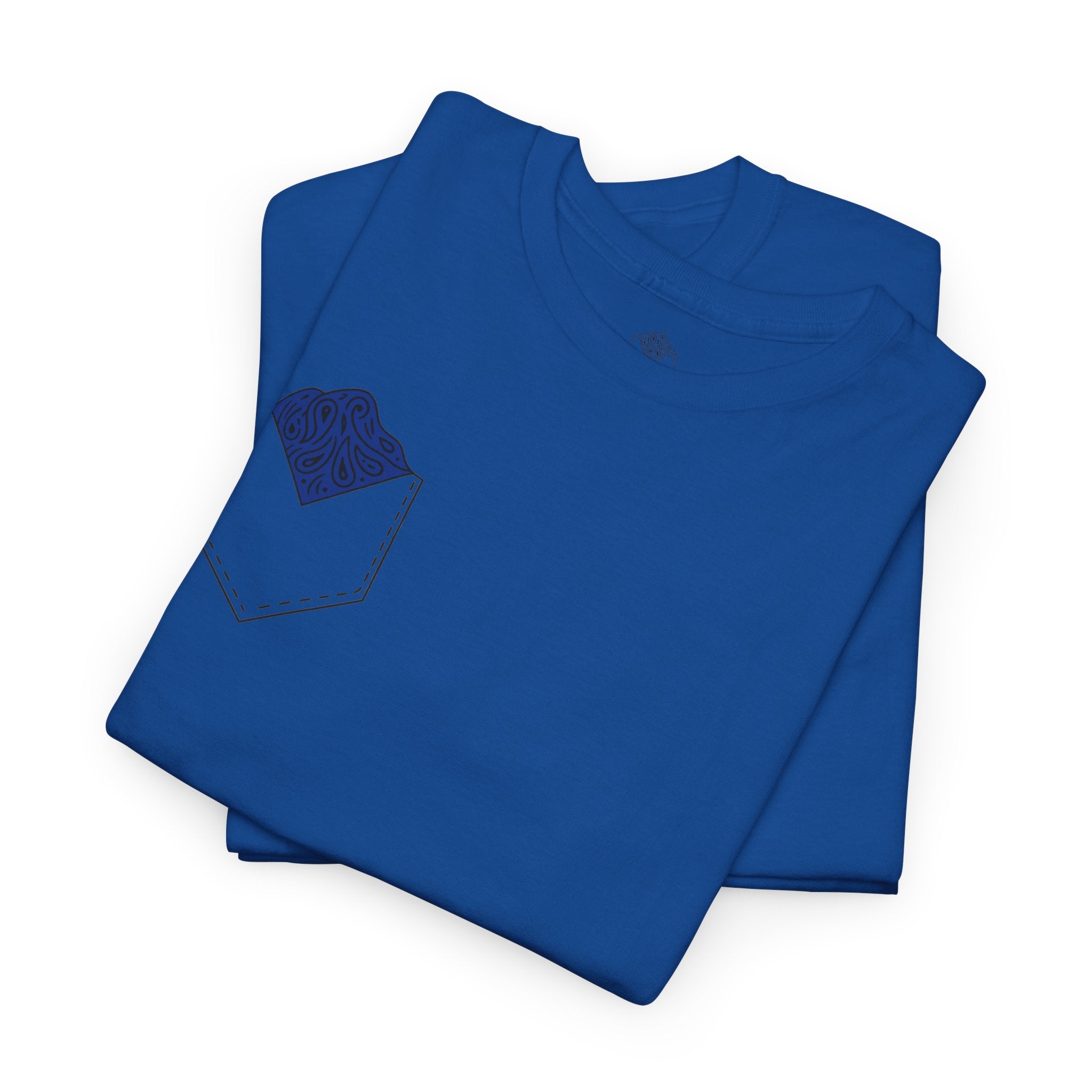 Navy Blue Hanky Code Tee (Bottom)