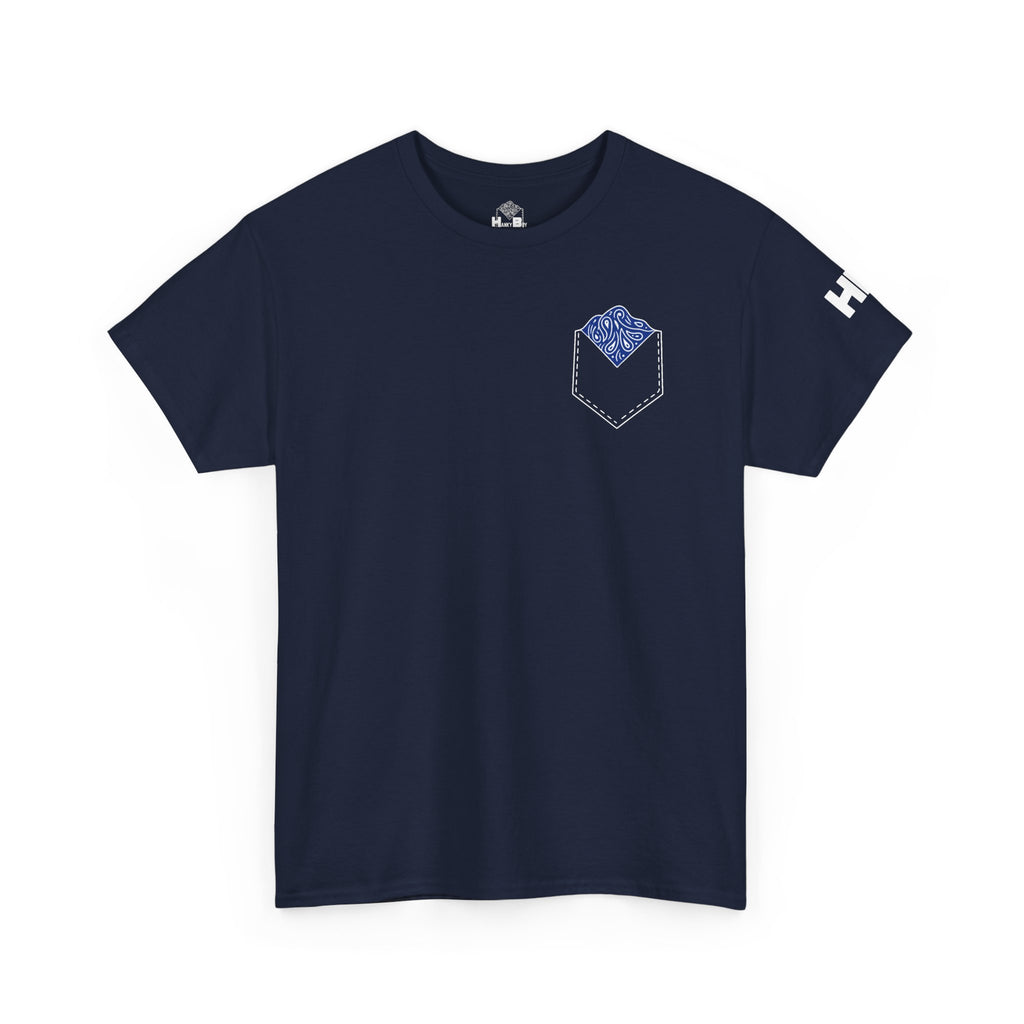 Navy Blue Hanky Code Tee (Top)