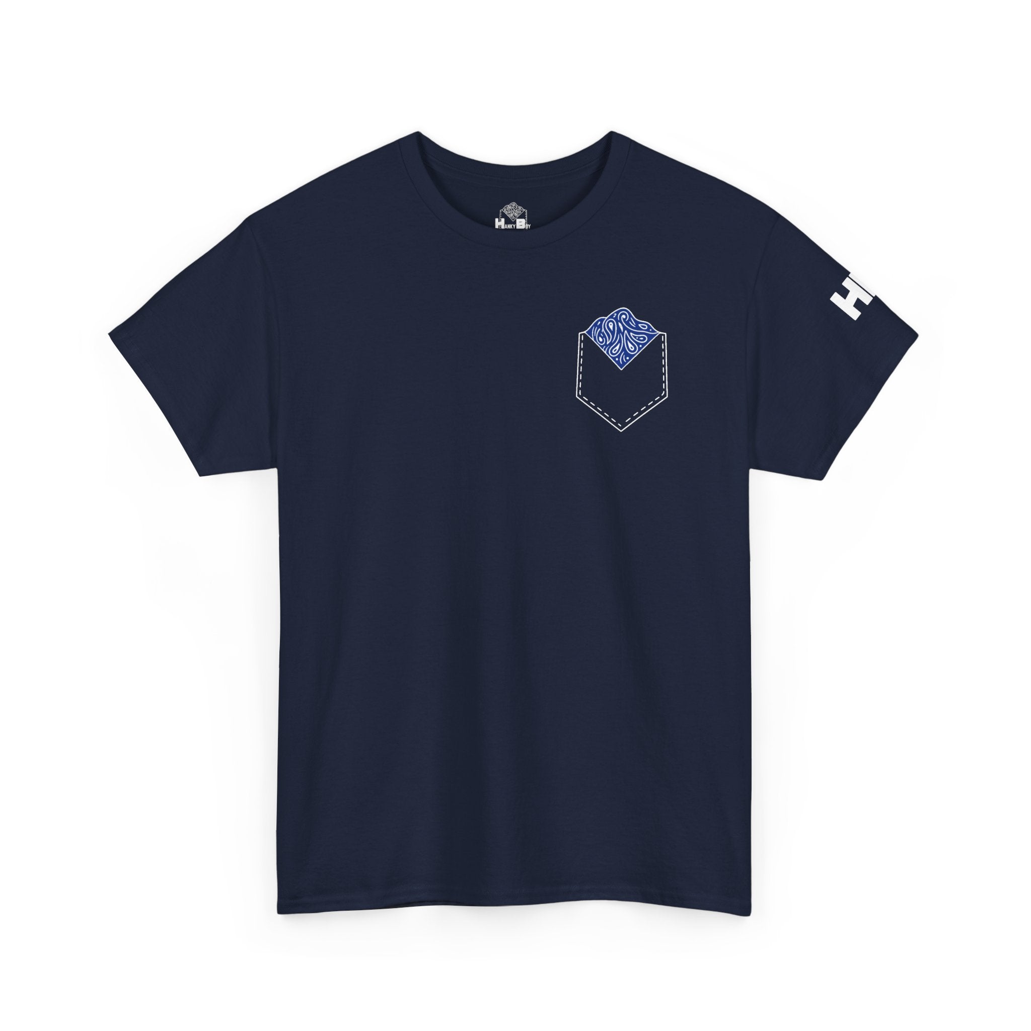 Navy Blue Hanky Code Tee (Top)