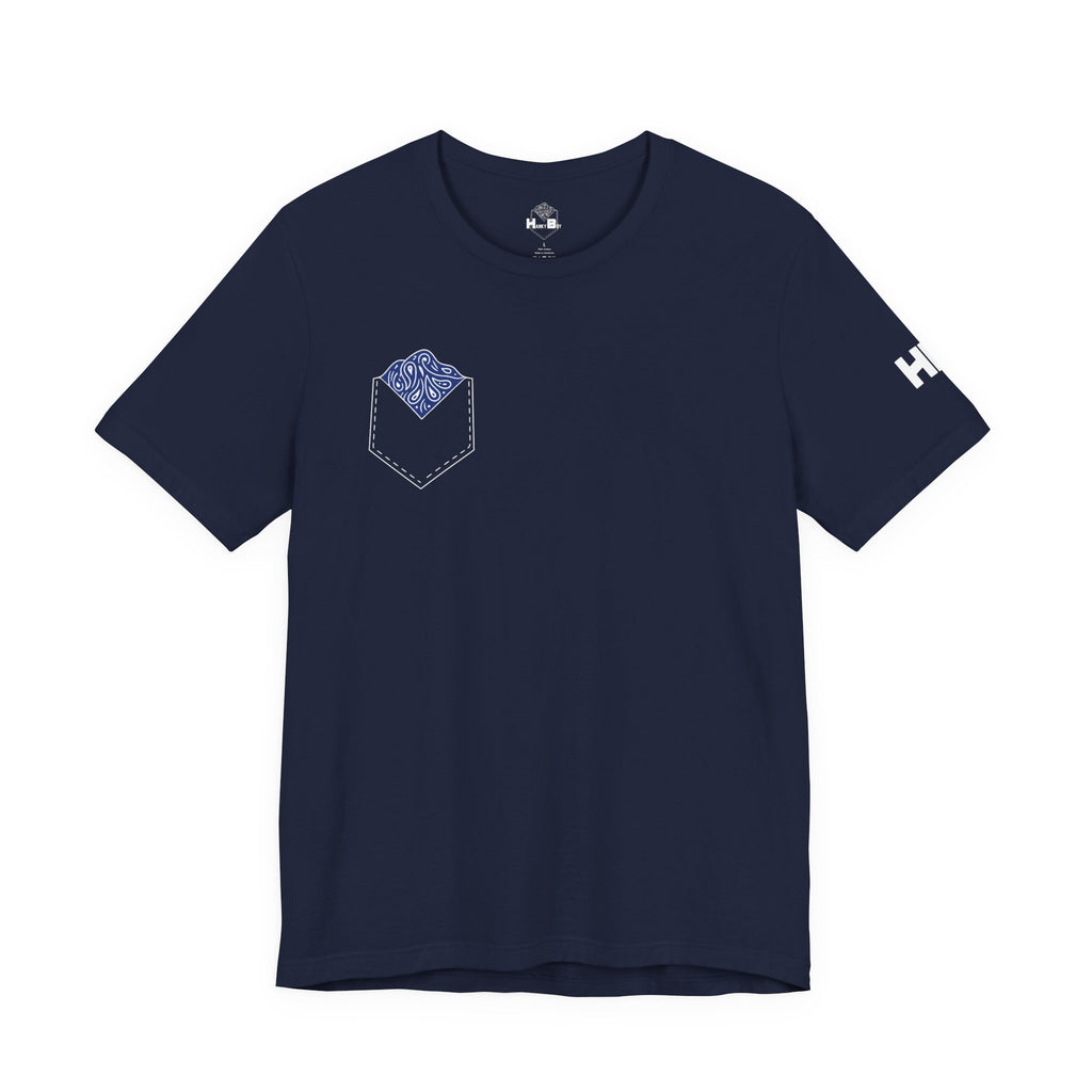 Dark Blue Hanky Code Tee (Bottom)