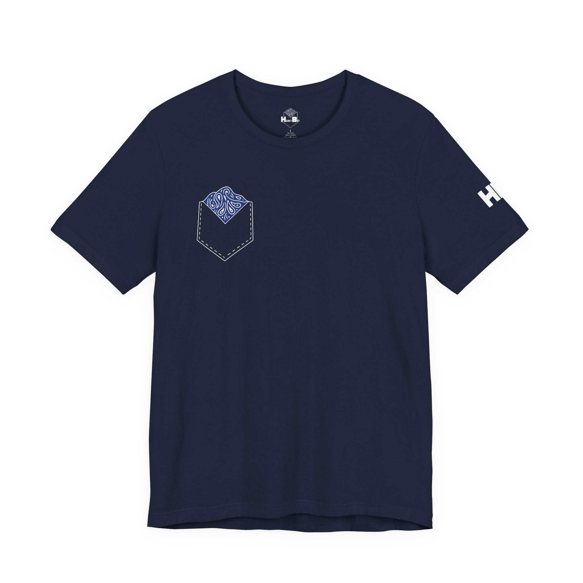 Dark Blue Hanky Code Tee (Bottom)