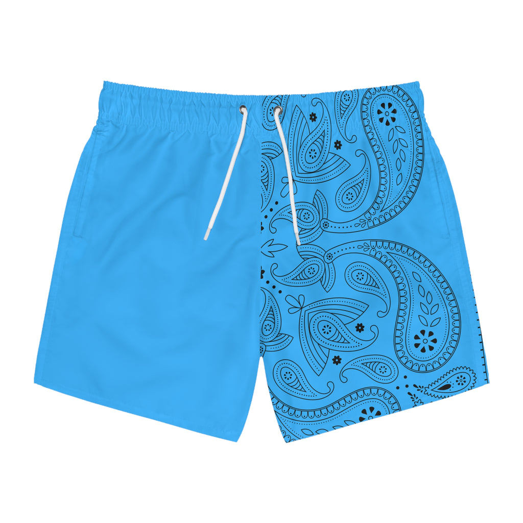 Light Blue Hanky Code Swim Trunks (Bottom)