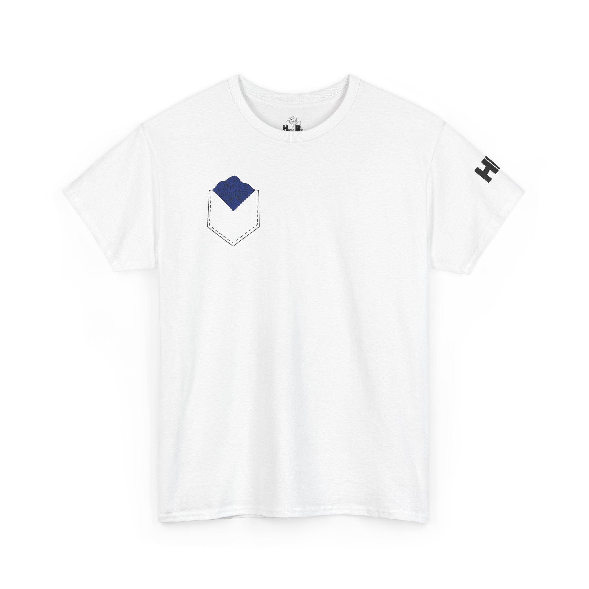 Navy Blue Hanky Code Tee (Bottom)