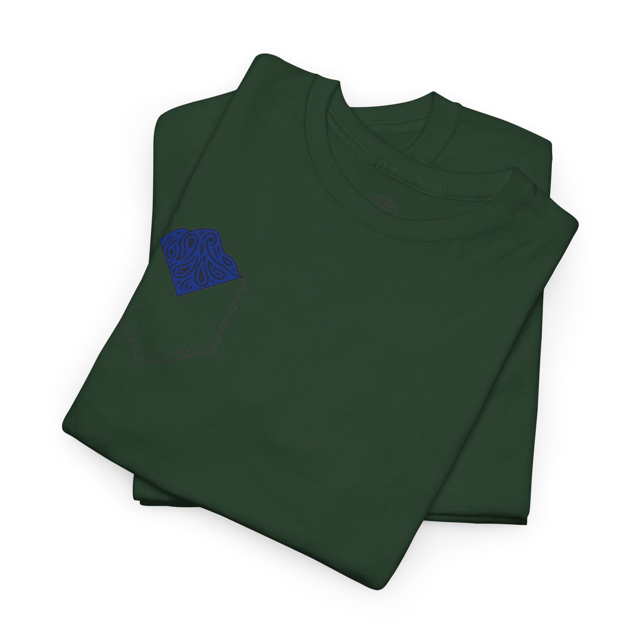 Navy Blue Hanky Code Tee (Bottom)