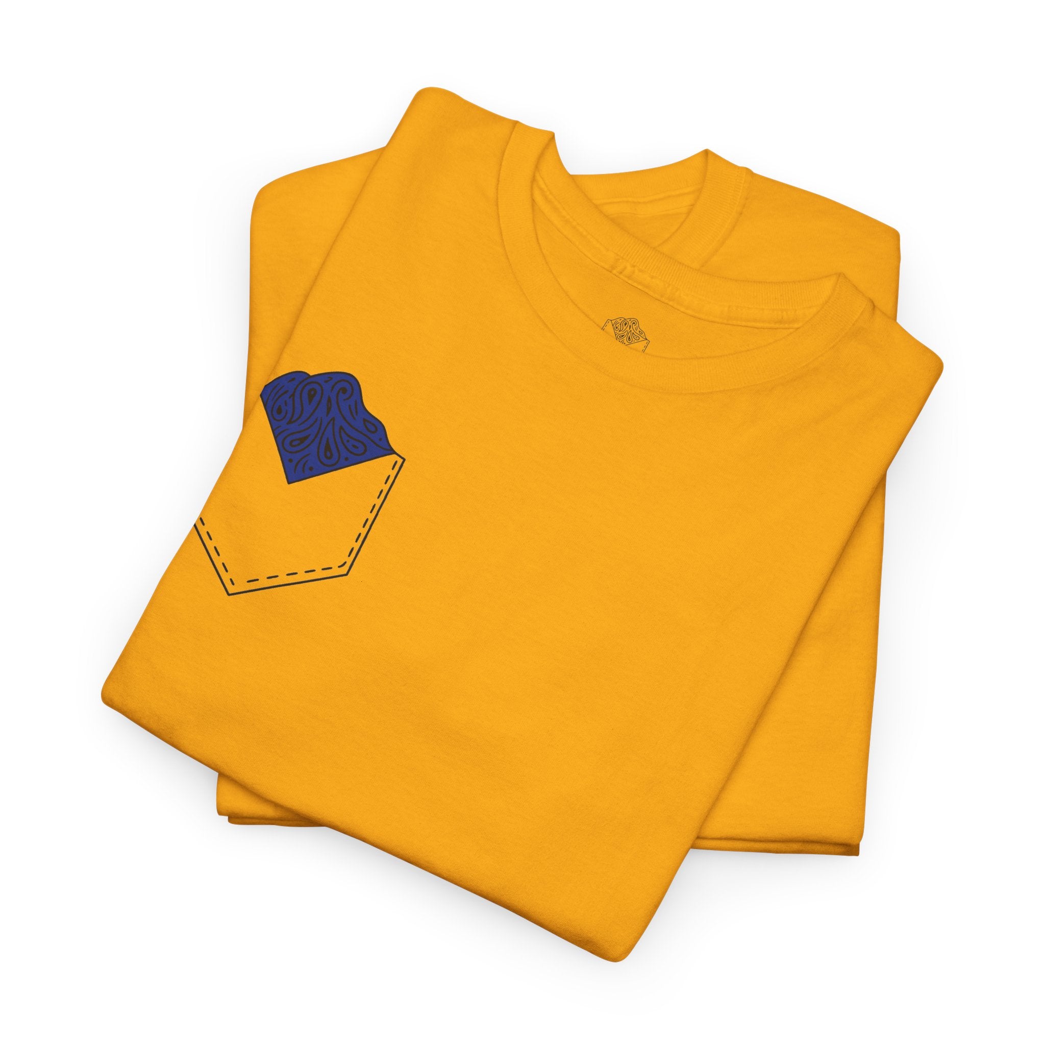 Navy Blue Hanky Code Tee (Bottom)