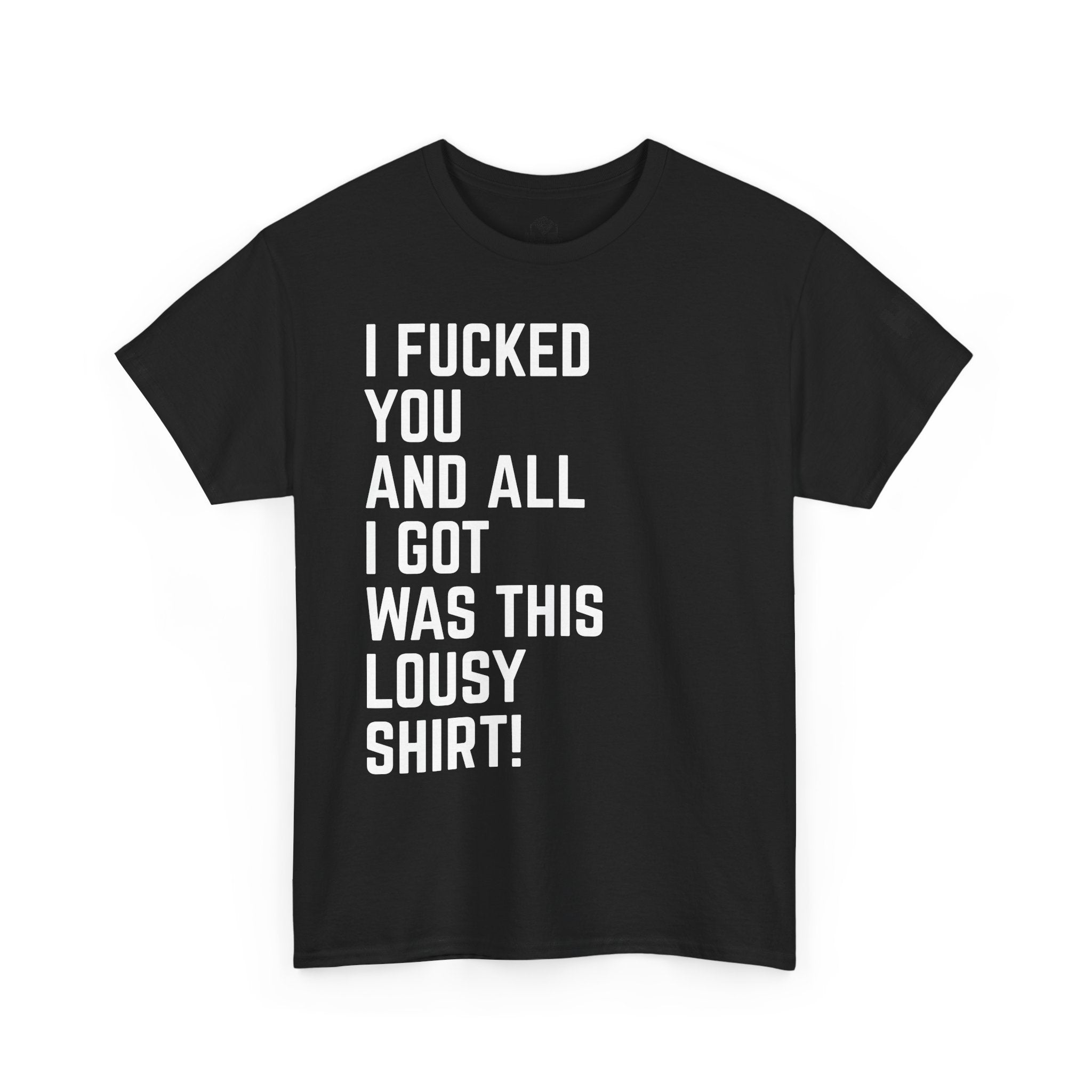 I Fucked You And All I Got Was This Lousy Shirt Tee