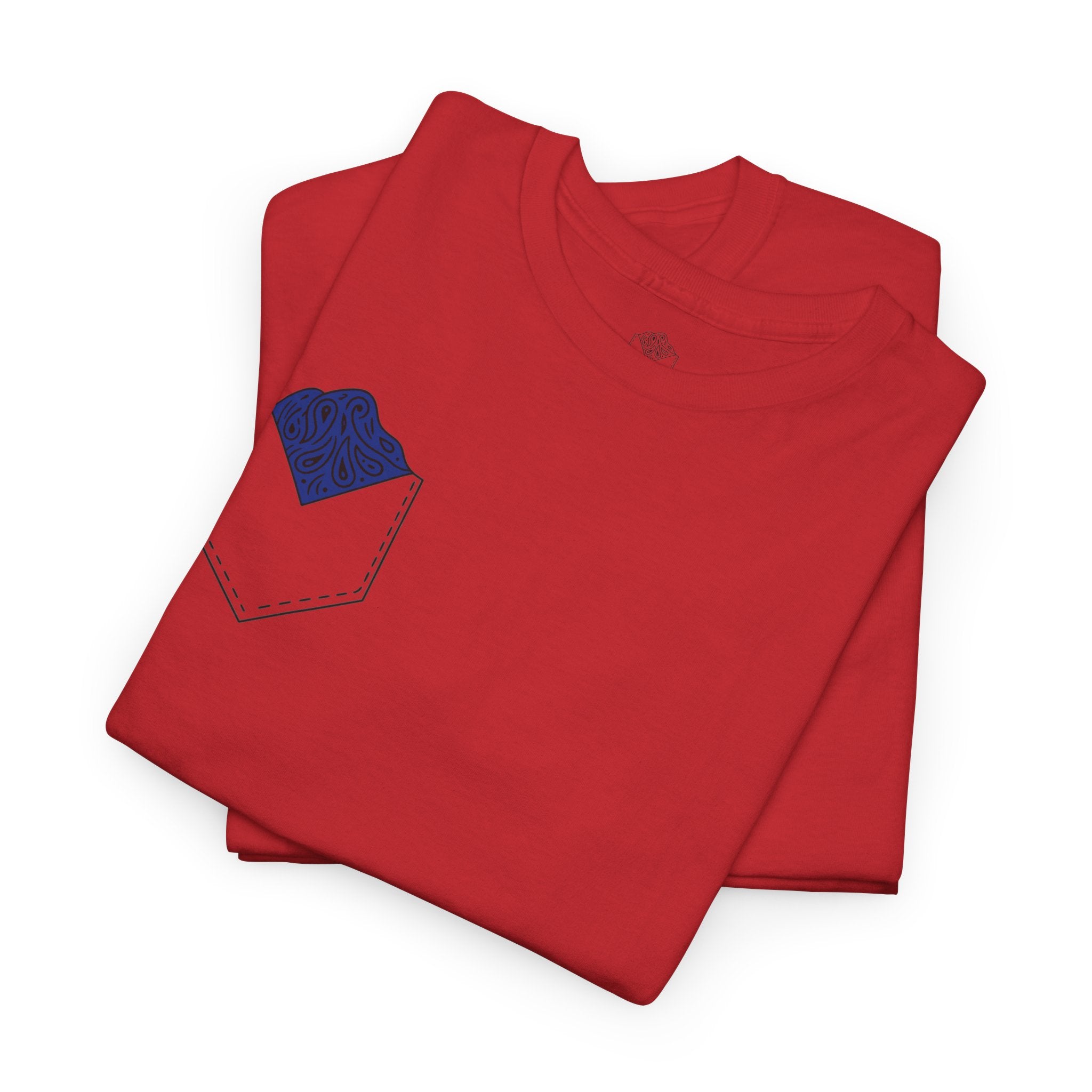 Navy Blue Hanky Code Tee (Bottom)