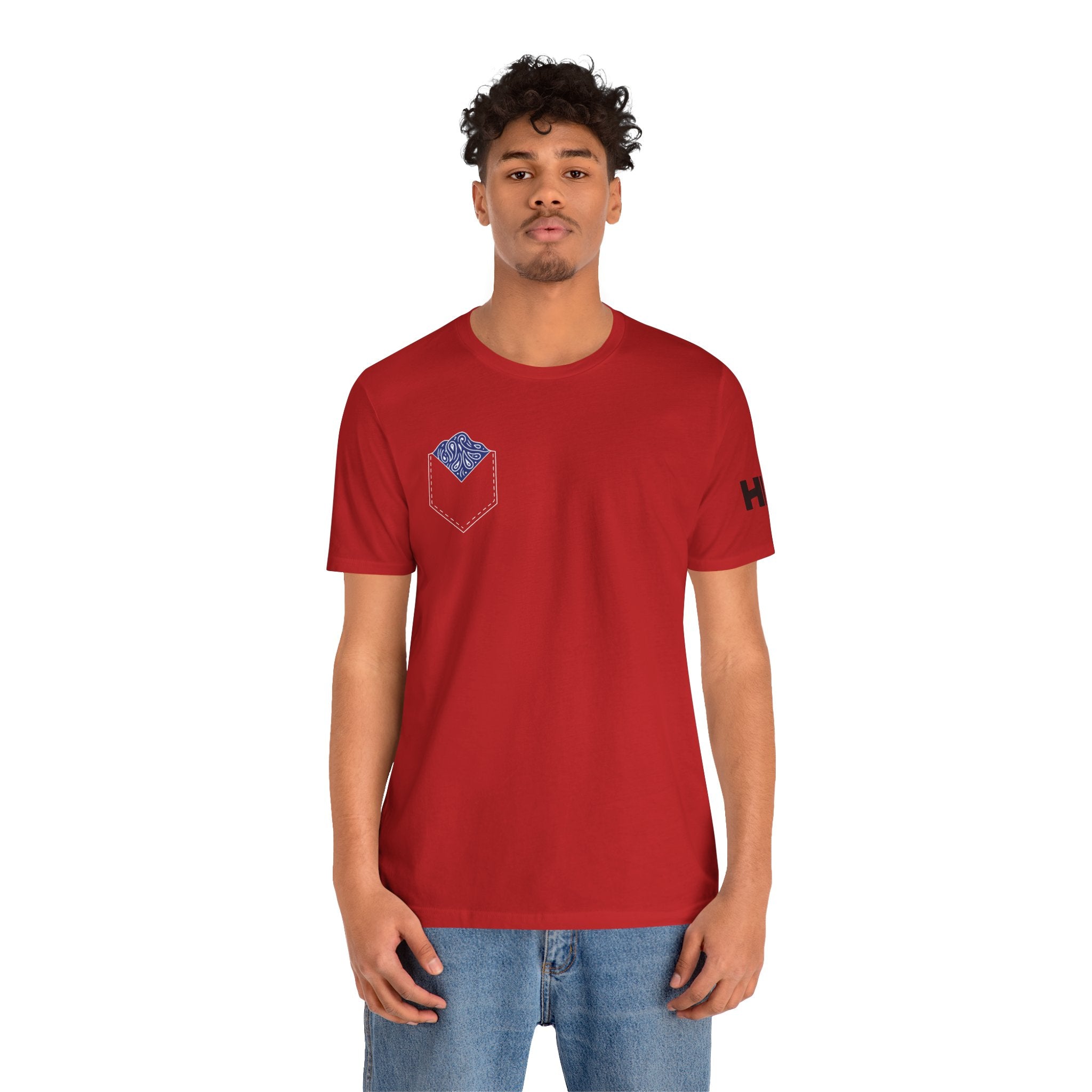 Dark Blue Hanky Code Tee (Bottom)