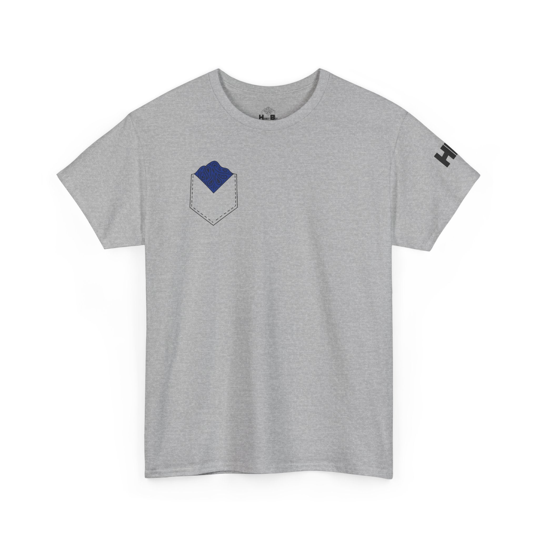 Navy Blue Hanky Code Tee (Bottom)