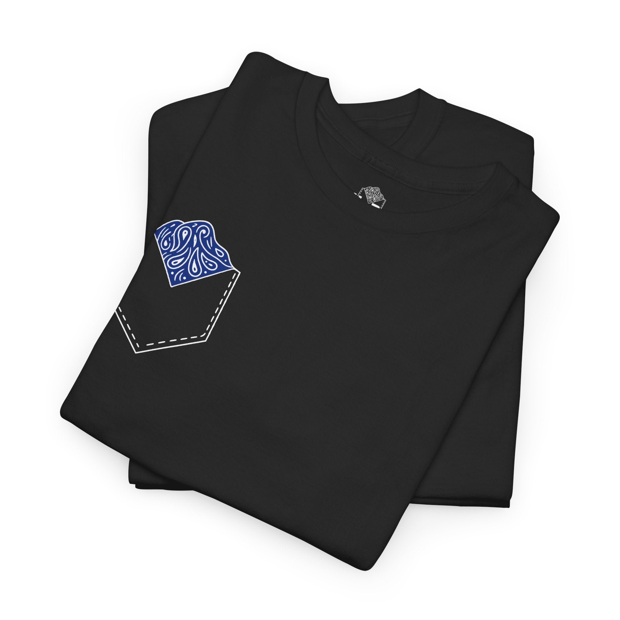 Navy Blue Hanky Code Tee (Bottom)