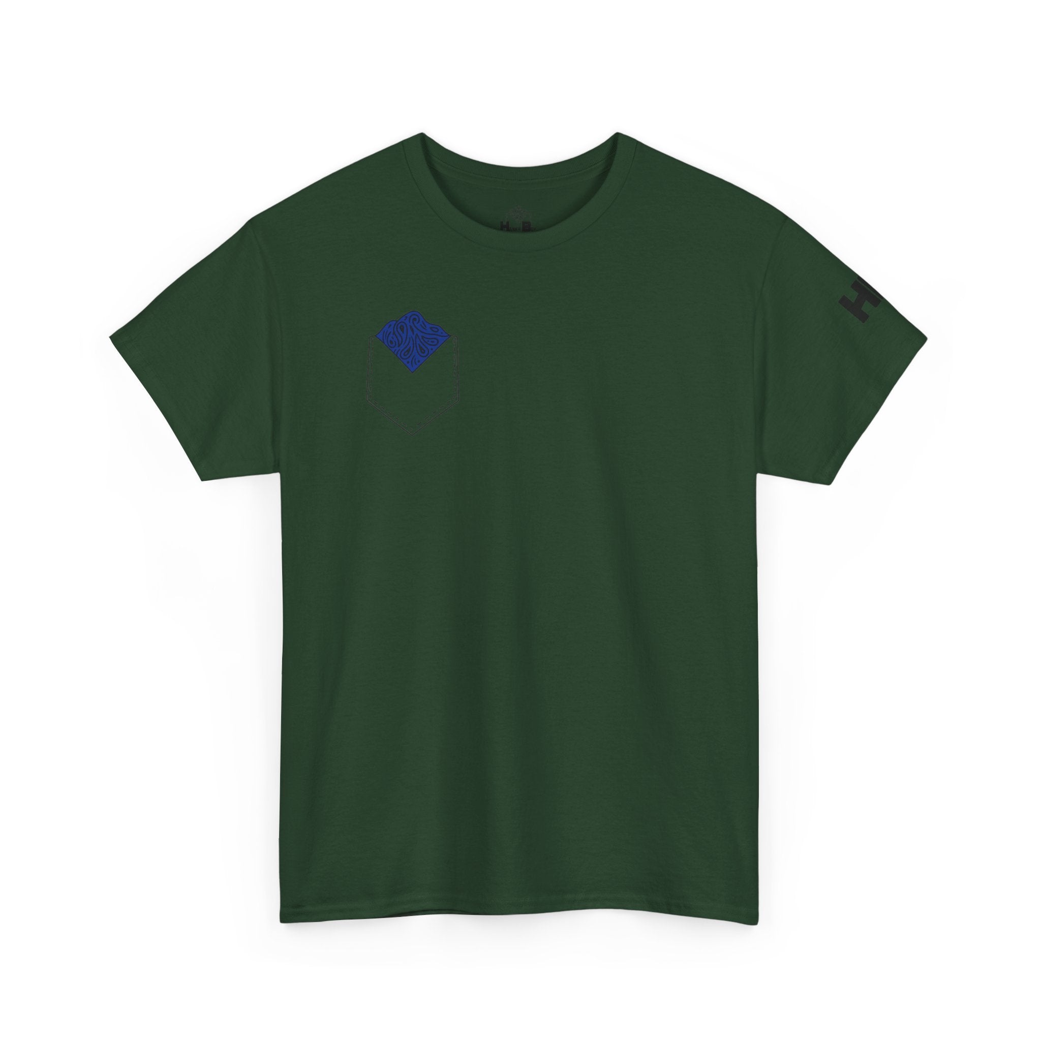 Navy Blue Hanky Code Tee (Bottom)