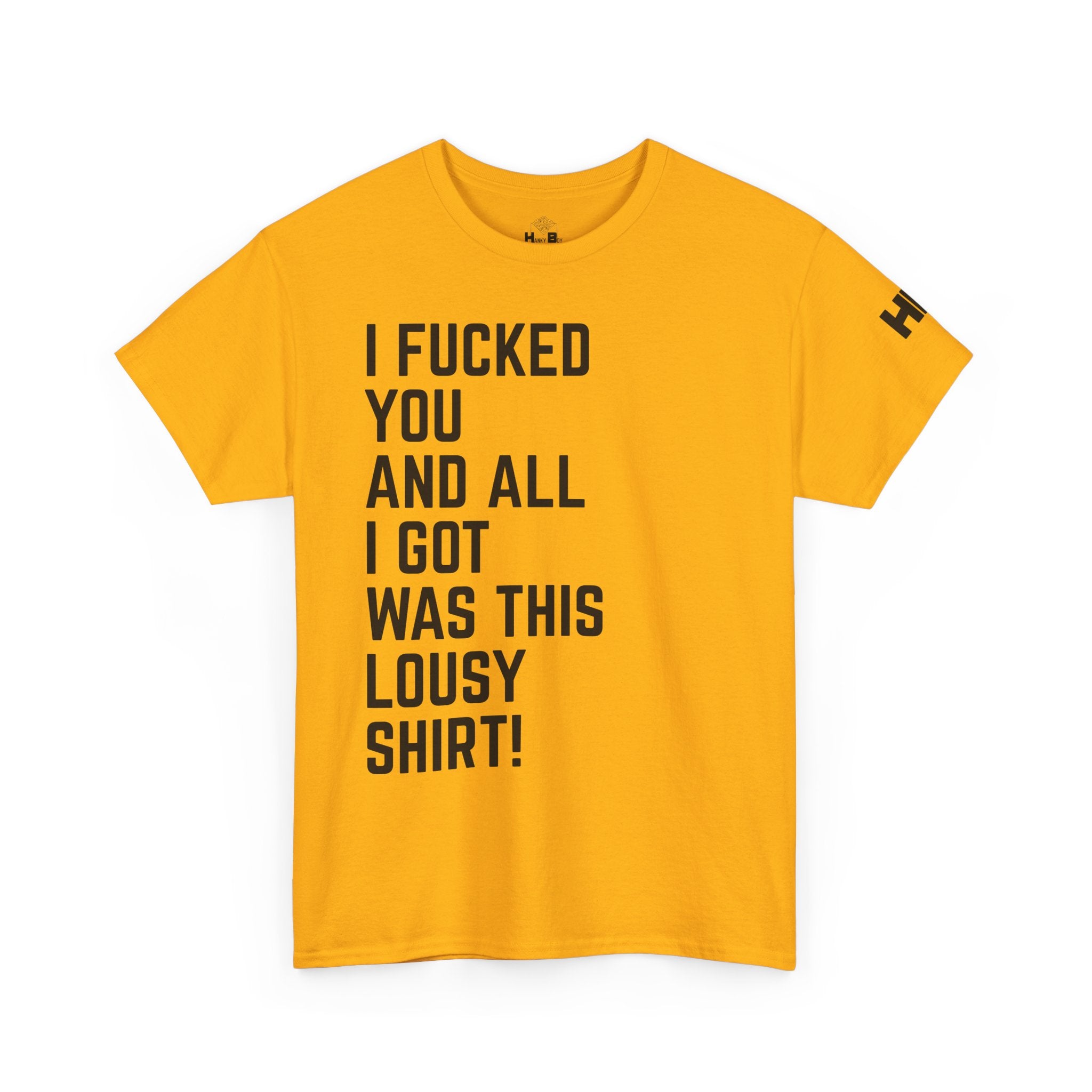 I Fucked You And All I Got Was This Lousy Shirt Tee