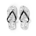 White Hanky Flip Flops