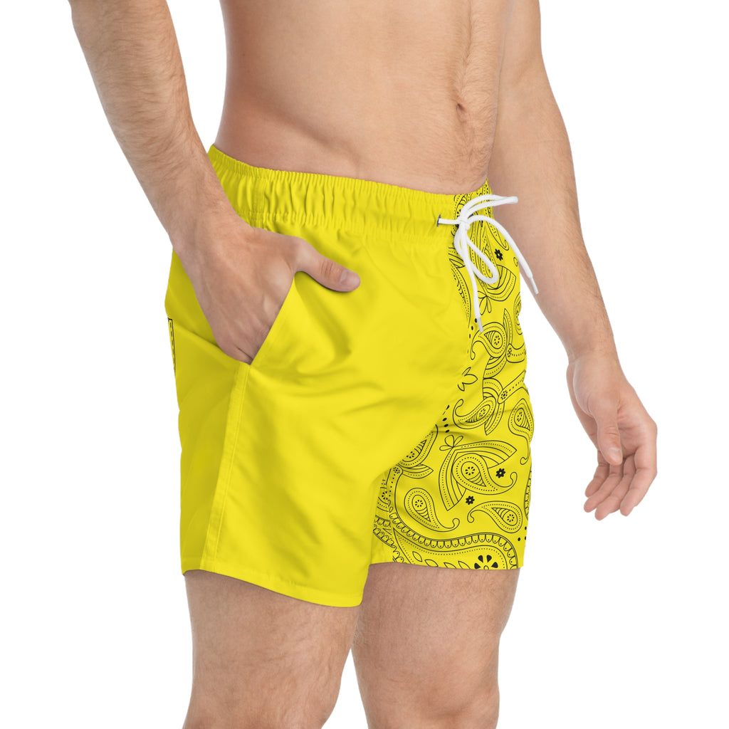 Yellow Hanky Code Swim Trunks (Bottom)