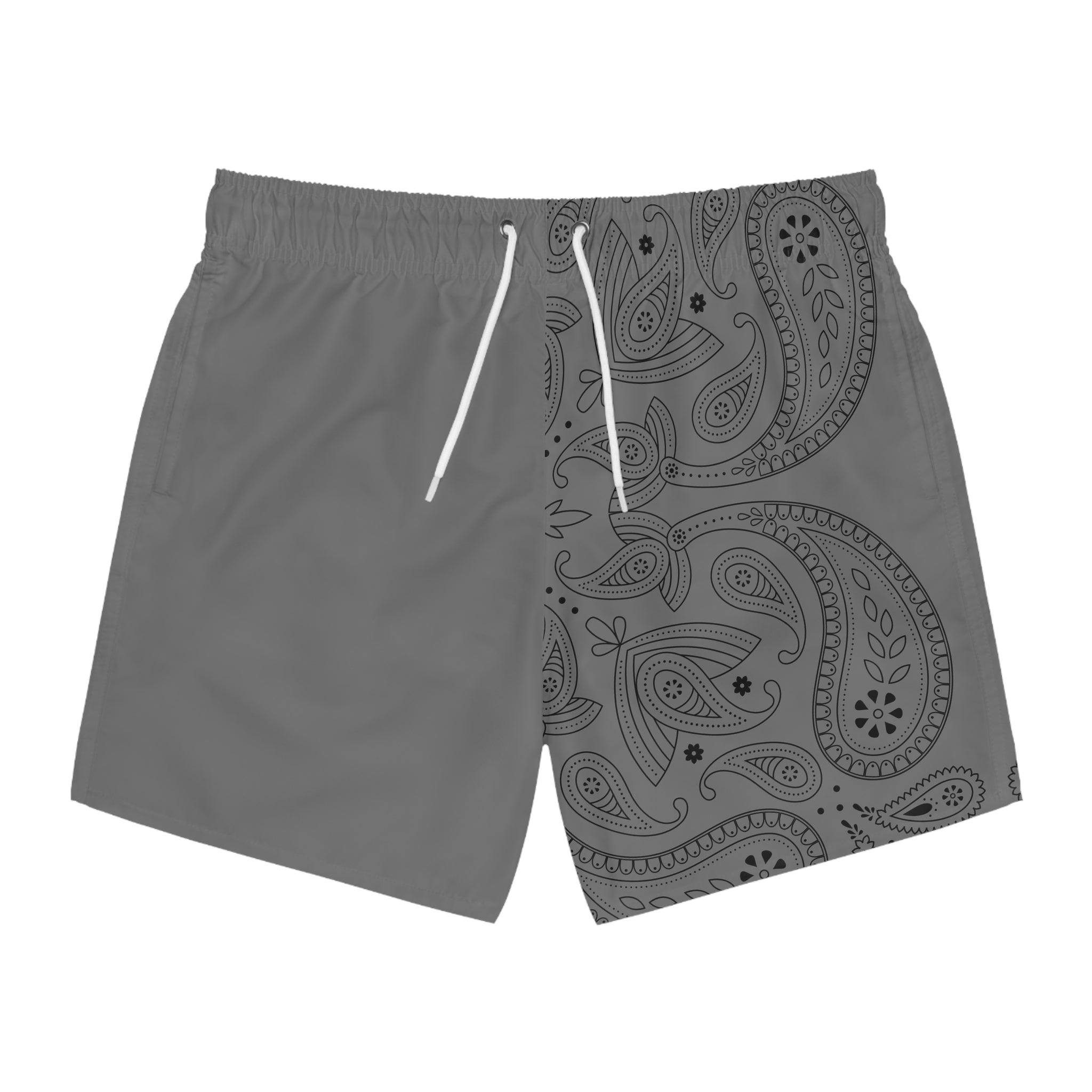 Grey Hanky Code Swim Trunks (Bottom)