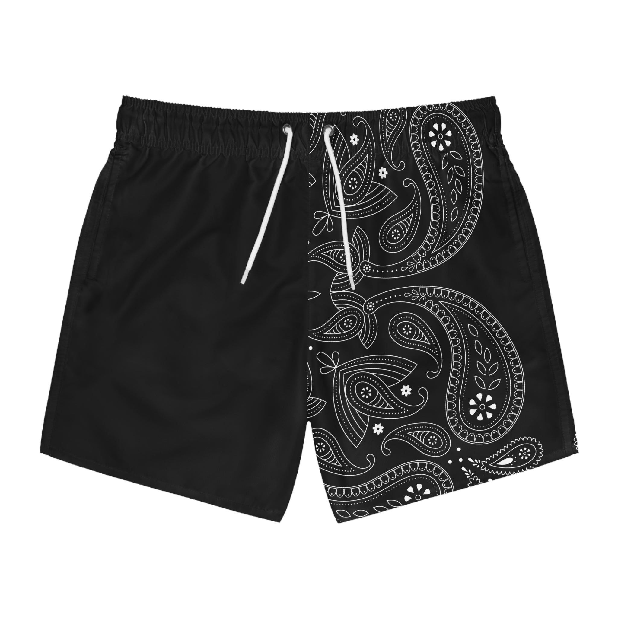 Black Hanky Code Swim Trunks (Bottom)