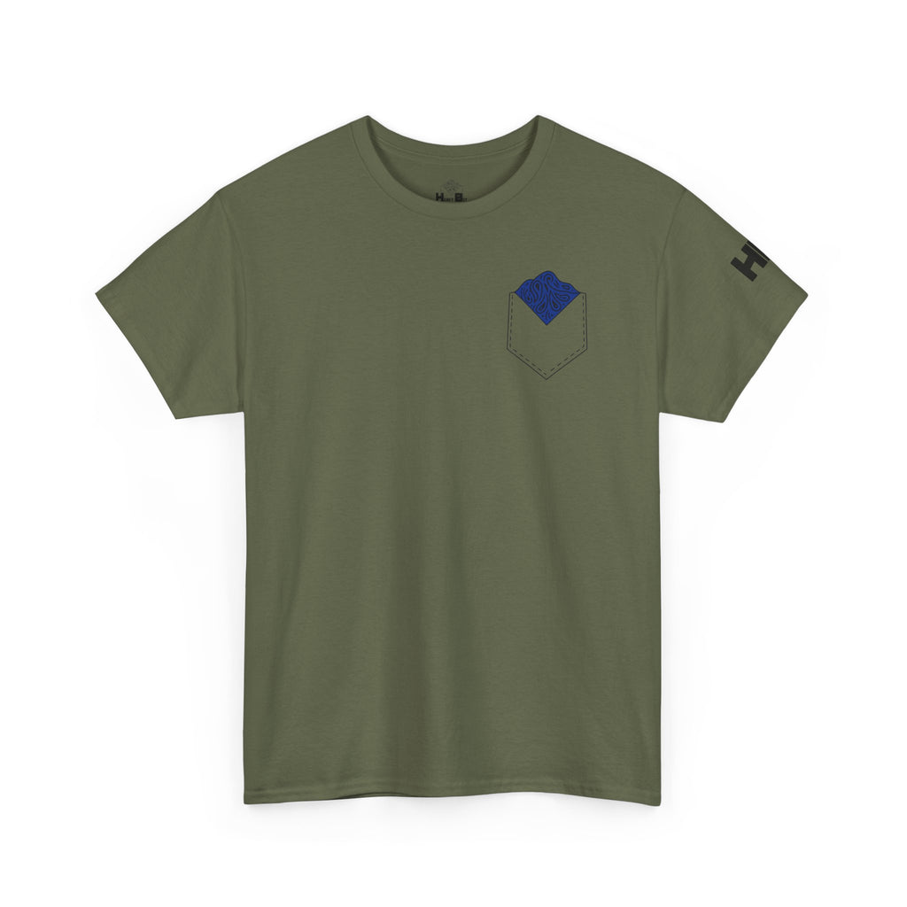 Navy Blue Hanky Code Tee (Top)