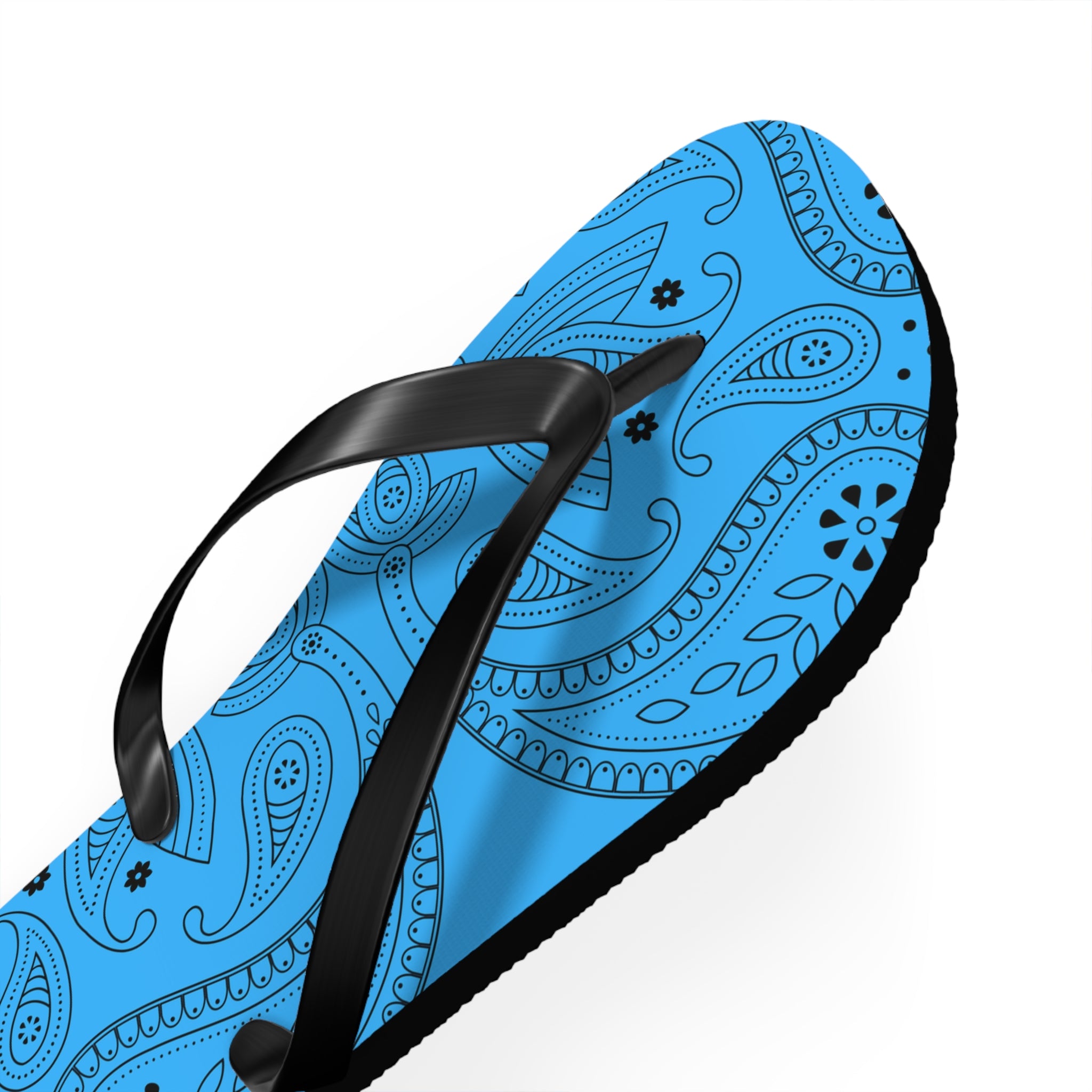 Light Blue Hanky Flip Flops