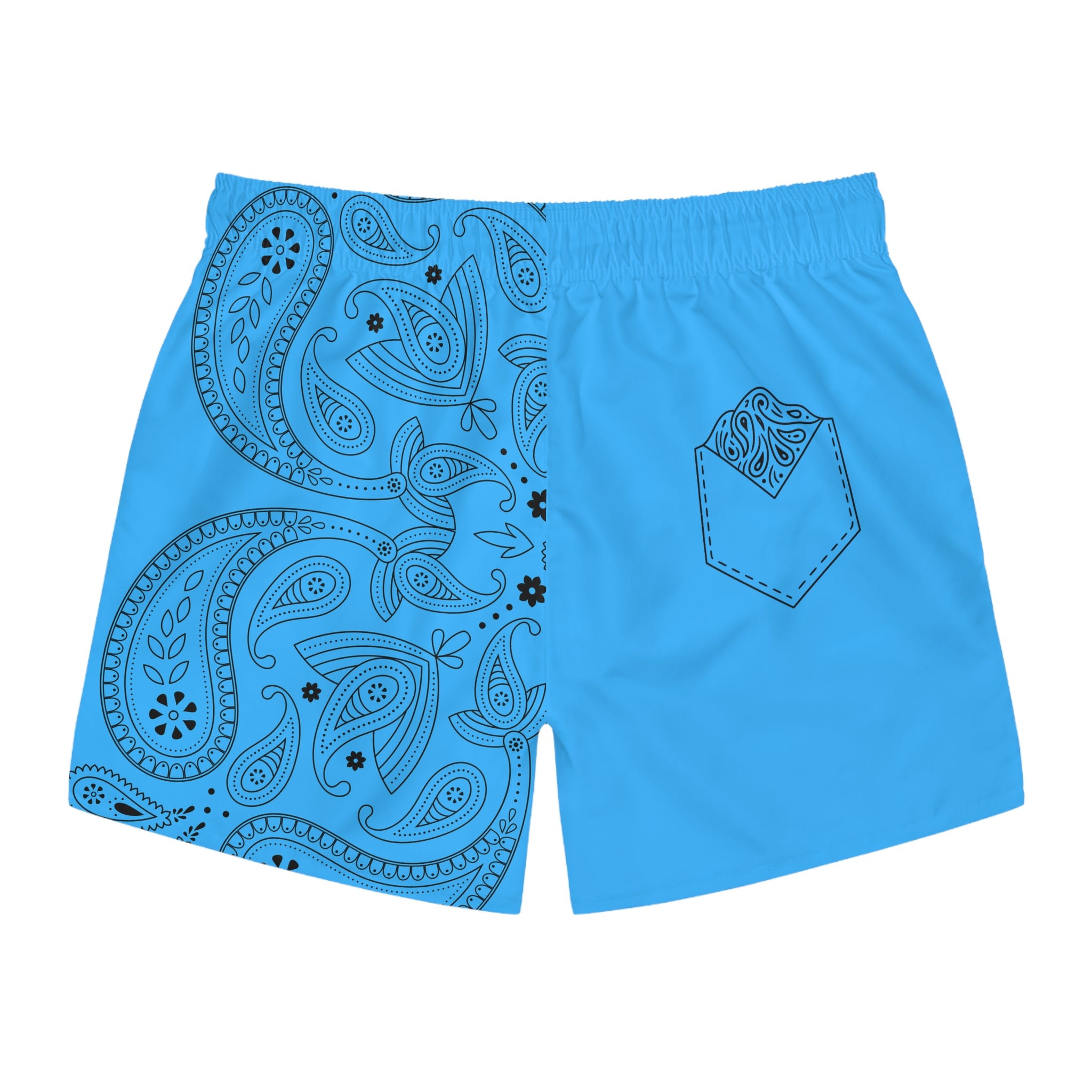 Light Blue Hanky Code Swim Trunks (Bottom)