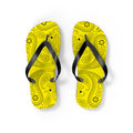 Yellow Hanky Flip Flops
