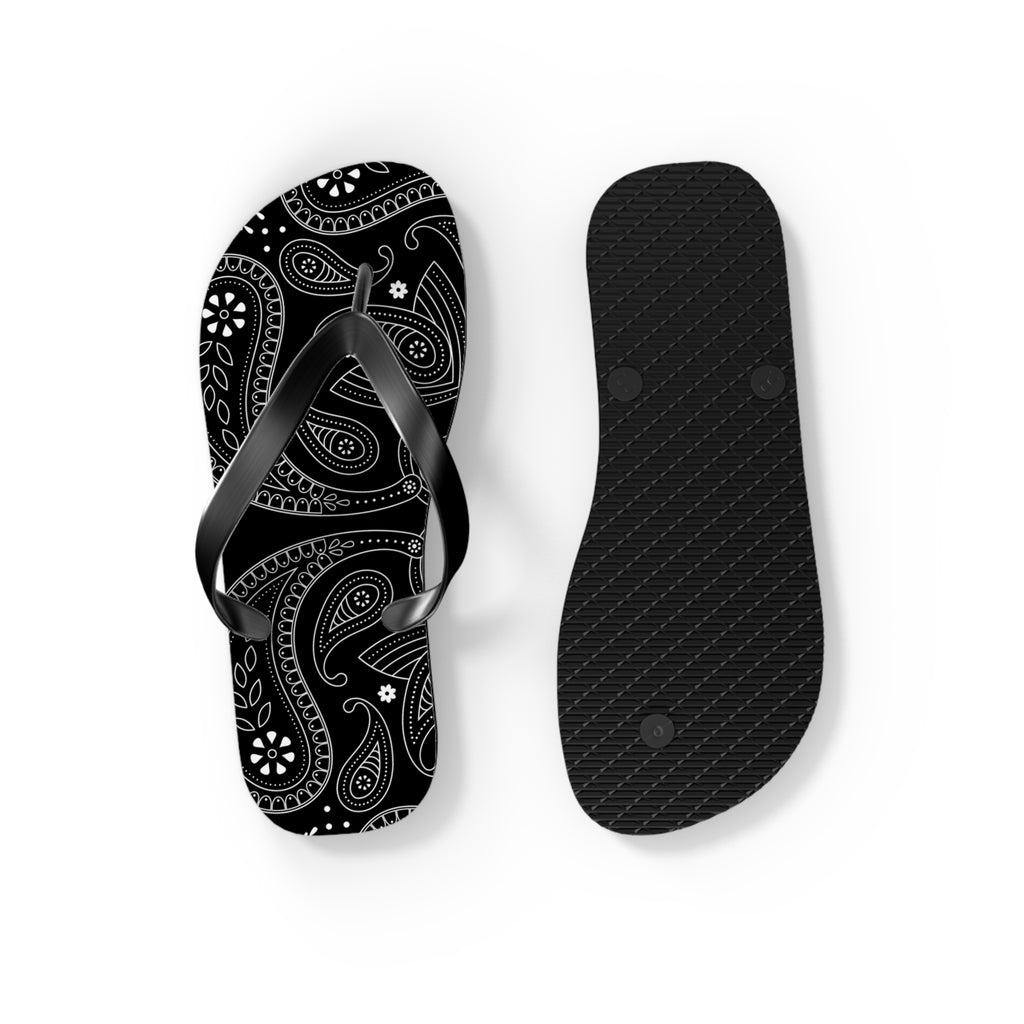 Black Hanky Flip Flops