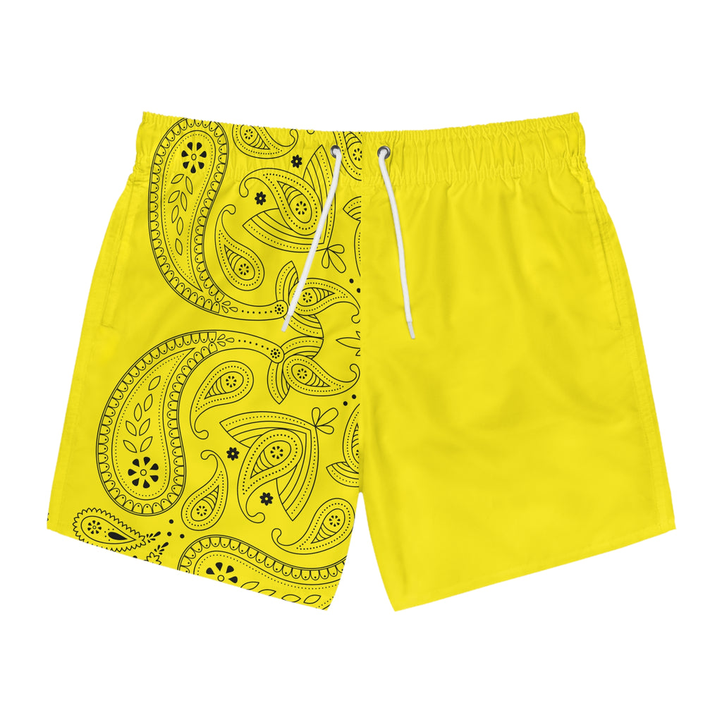 Yellow Hanky Code Swim Trunks (Top)