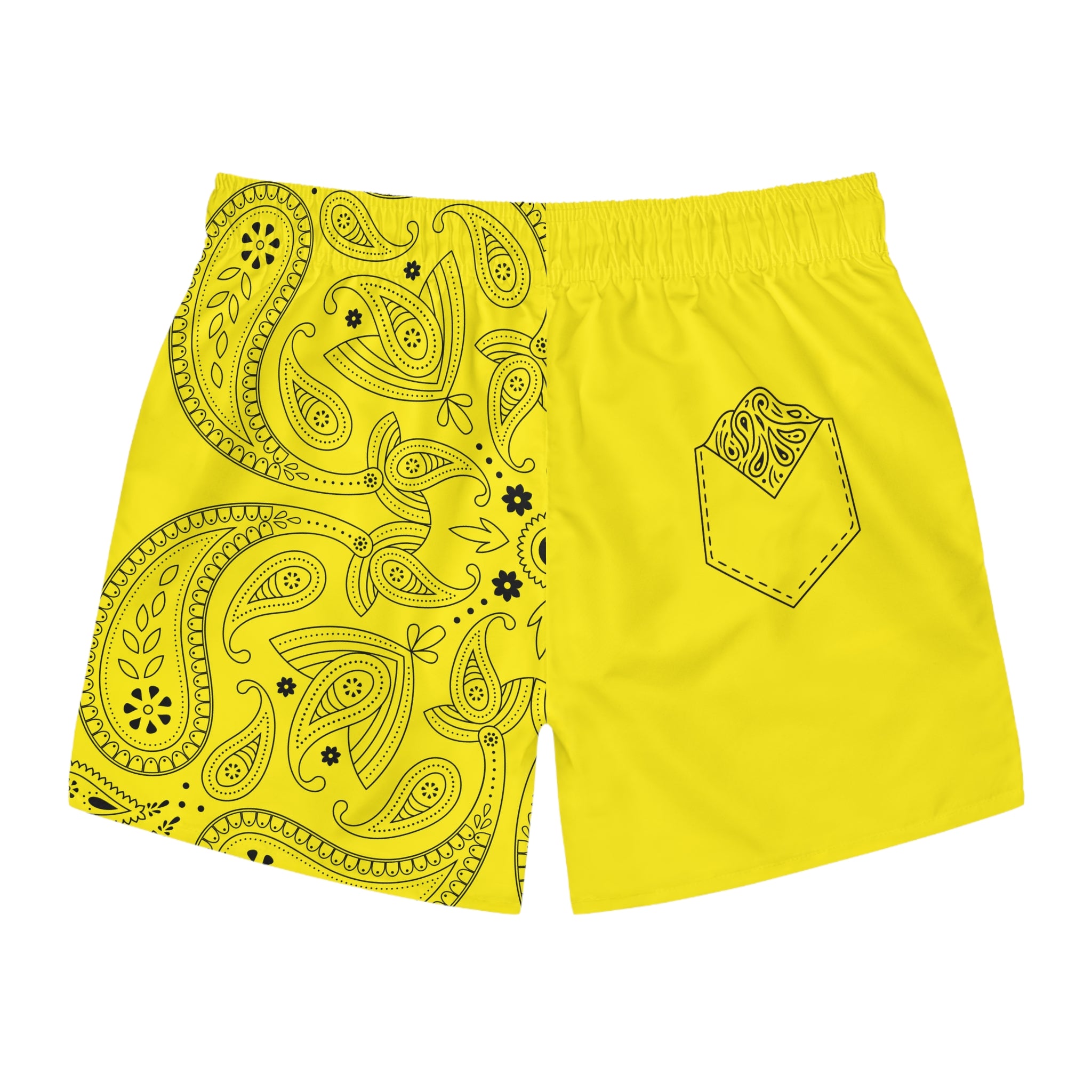 Yellow Hanky Code Swim Trunks (Bottom)