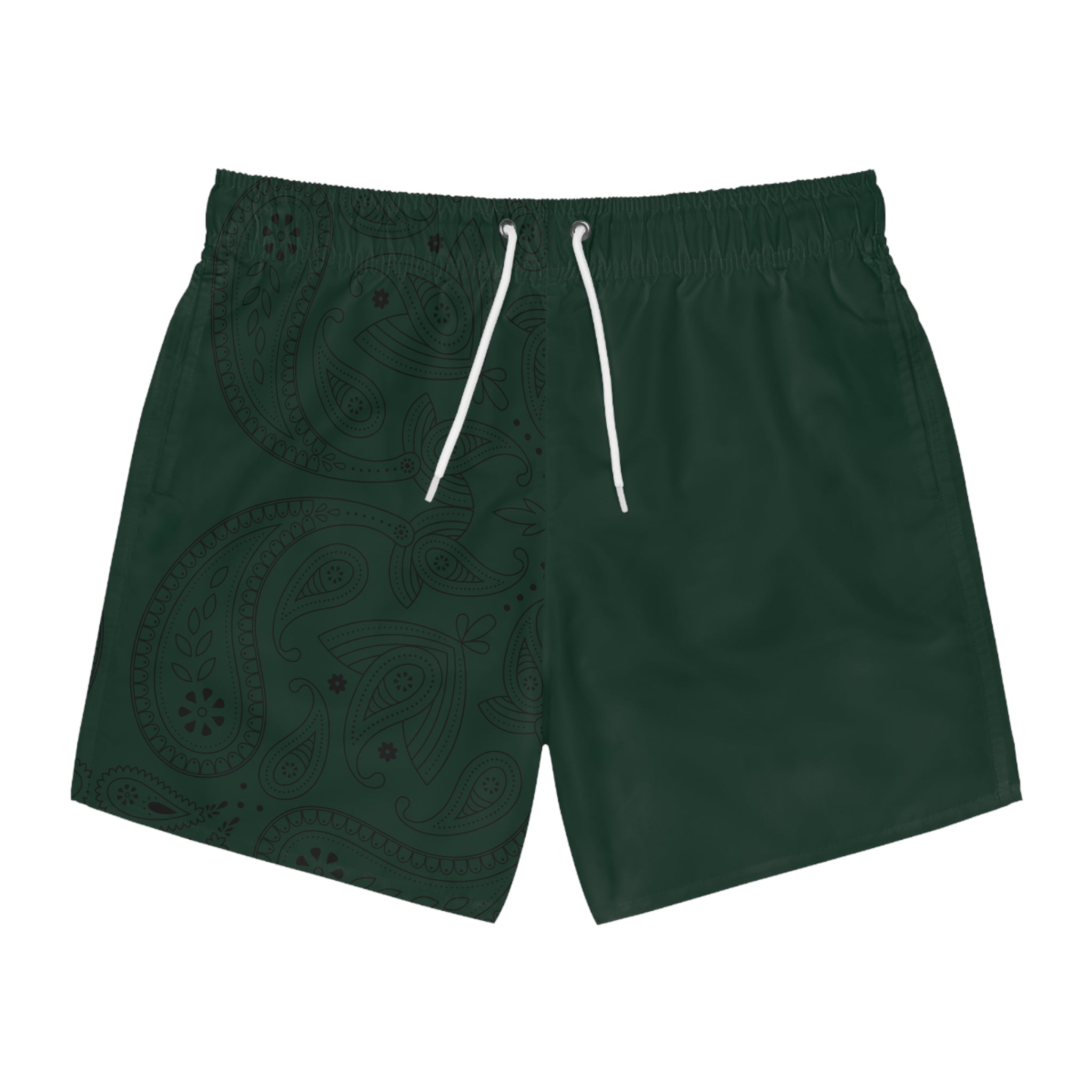Green Hanky Code Swim Trunks (Top)