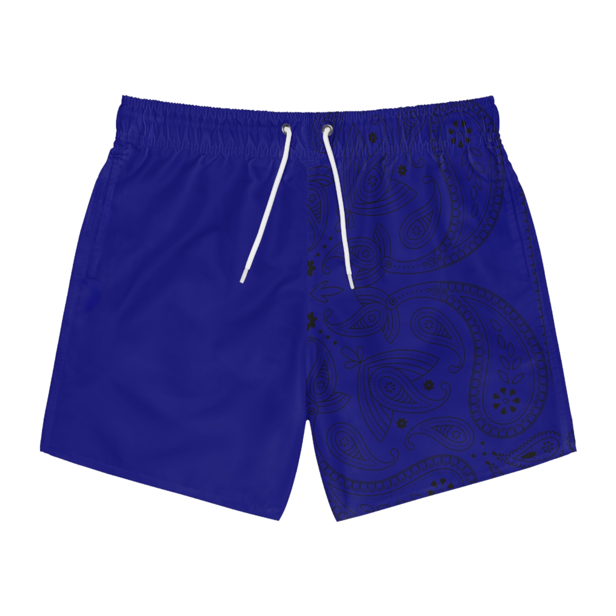 Dark Blue Hanky Code Swim Trunks (Bottom)