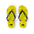 Yellow Hanky Flip Flops