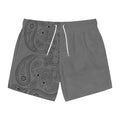 Grey Hanky Code Swim Trunks (Top)