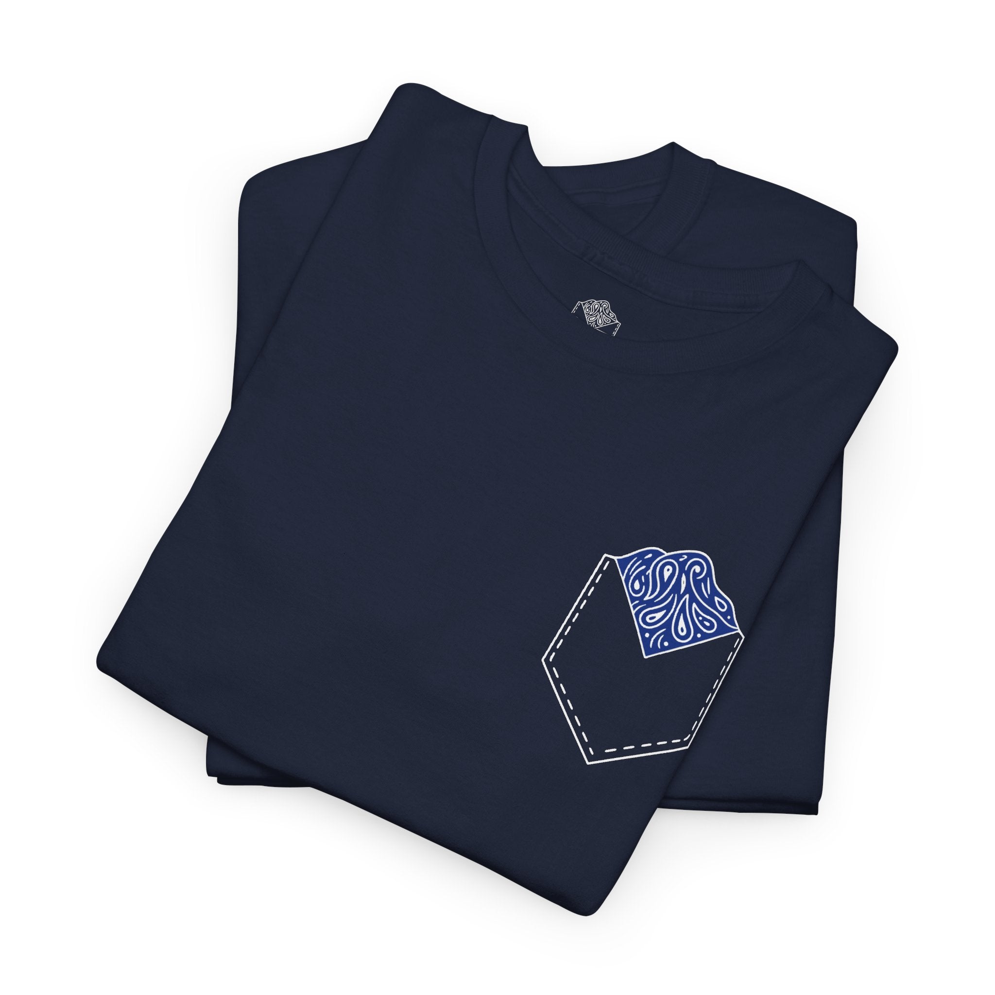 Navy Blue Hanky Code Tee (Top)