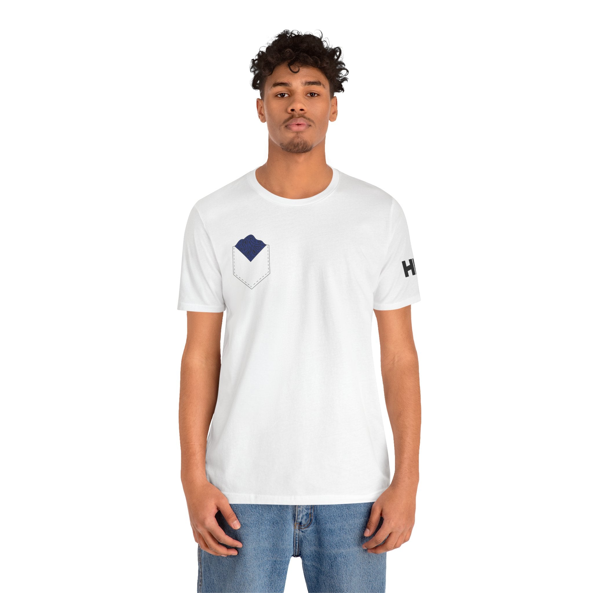 Dark Blue Hanky Code Tee (Bottom)