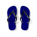 Navy Blue Hanky Flip Flops