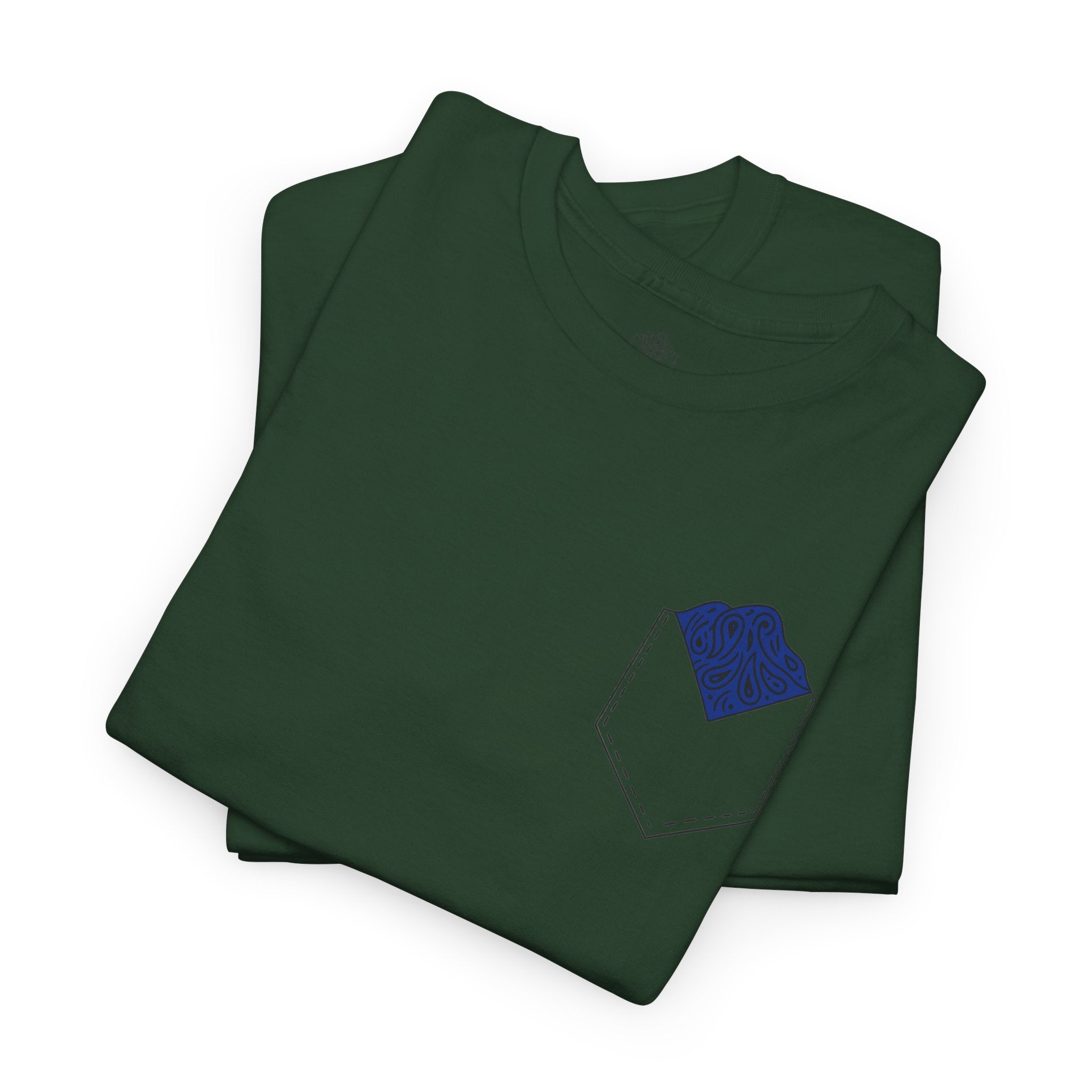 Navy Blue Hanky Code Tee (Top)