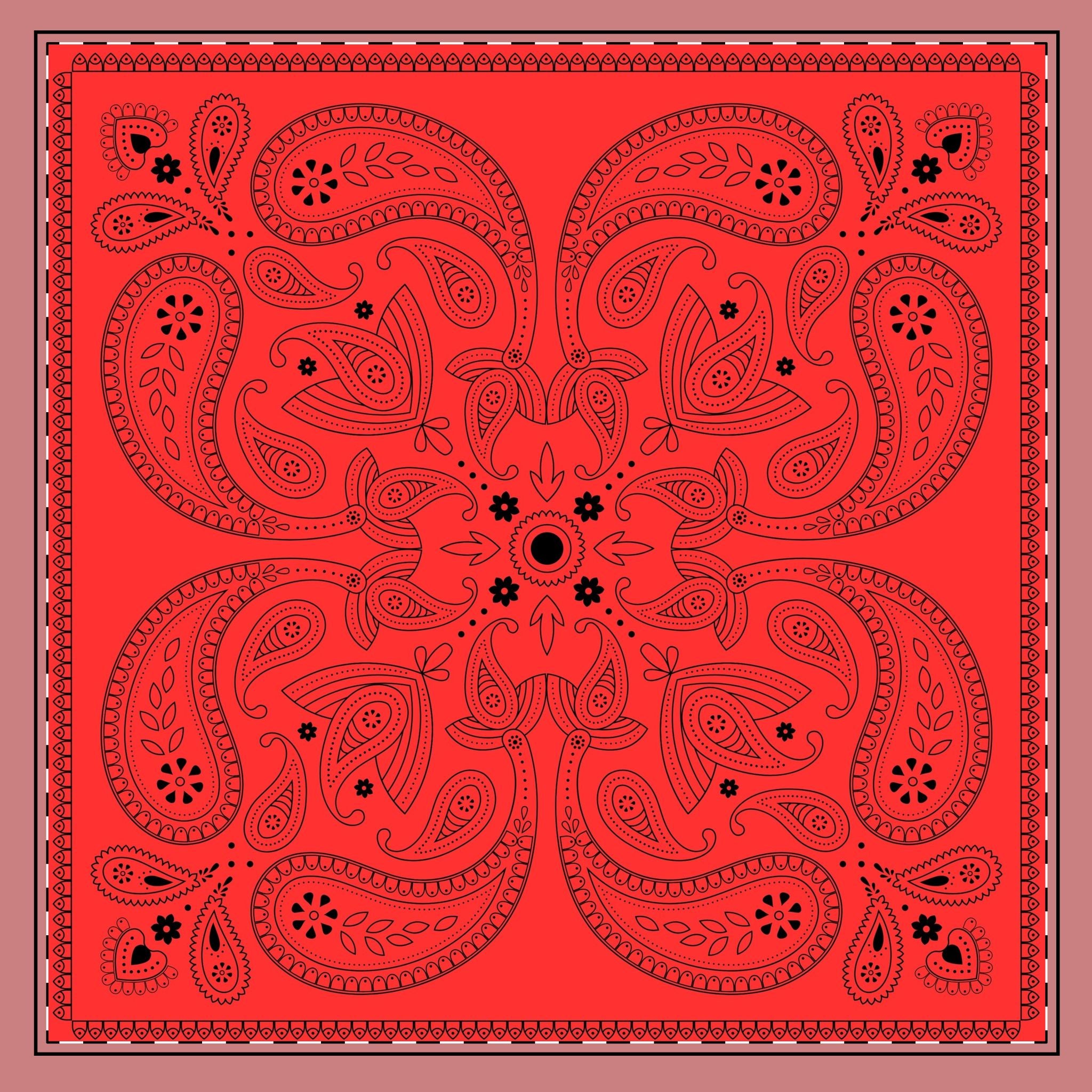 Red Hanky Bandana